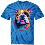 Bulldog Artzy Youth Tie Dye T-Shirt