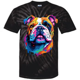 Bulldog Artzy Youth Tie Dye T-Shirt