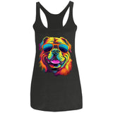 Bulldog Rupart Ladies' Triblend Racerback Tank