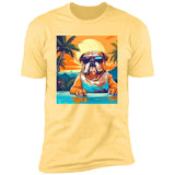 Bulldog Aloha Premium Short Sleeve T-Shirt