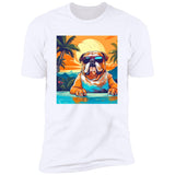 Bulldog Aloha Premium Short Sleeve T-Shirt