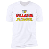 Syllabus Premium Short Sleeve T-Shirt for Teachers