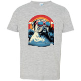 Summertime Bulldog Toddler Jersey T-Shirt