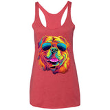 Bulldog Rupart Ladies' Triblend Racerback Tank