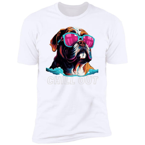 Chill Out Bulldog Short Sleeve T-Shirt