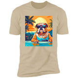 Bulldog Aloha Premium Short Sleeve T-Shirt