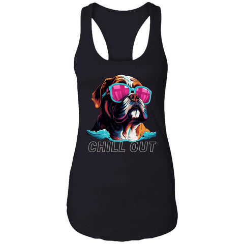 Bulldog Chilly Ladies Ideal Racerback Tank