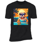 Bulldog Aloha Premium Short Sleeve T-Shirt