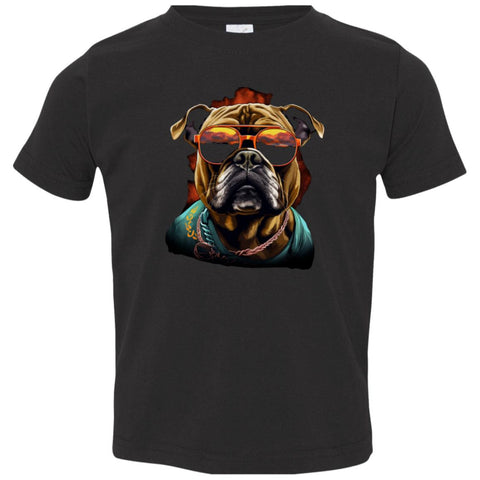 Bulldog Toddler Jersey T-Shirt