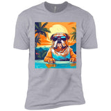 Bulldog Aloha Boys' Cotton T-Shirt