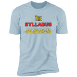 Syllabus Premium Short Sleeve T-Shirt for Teachers