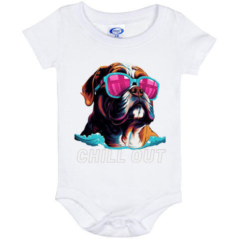 Bulldog Chilly Baby Onesie 6 Month