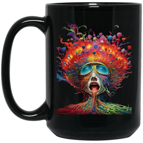 Psycho 15oz Black Mug
