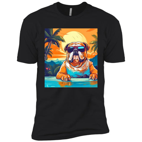 Bulldog Aloha Boys' Cotton T-Shirt