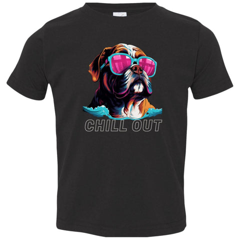 Bulldog Chilly Toddler Jersey T-Shirt