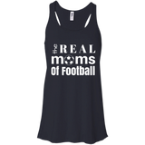 Real Football Moms Flowy Racerback Tank