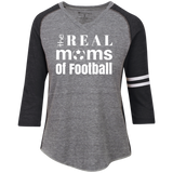 Real Football Moms Ladies' Vintage V-neck T-Shirt