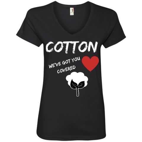 Cotton Love Ladies' V-Neck Tee