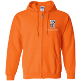 Valley United Embroidered Zip Up Hooded Sweatshirt