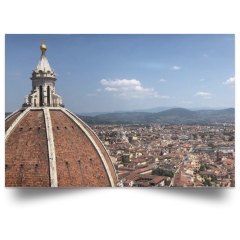 Vacay Florence Satin Landscape Poster