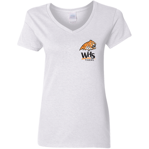 WHSTigers Ladies' 5.3 oz. V-Neck T-Shirt