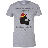 Smart Cowgirl Ladies 100% Cotton T-Shirt