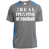 Real Football Moms Poly T-Shirt