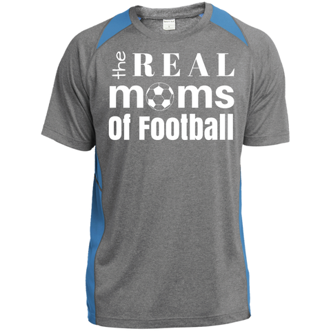 Real Football Moms Poly T-Shirt