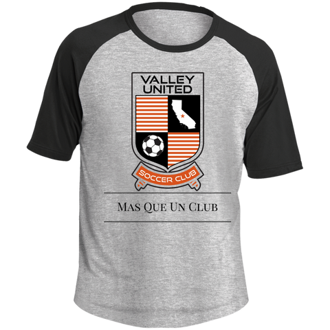 Valley United Mas Que Un Club Raglan Jersey