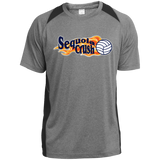 Sequoia Crush Colorblock Poly T-Shirt-Front only