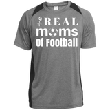 Real Football Moms Poly T-Shirt