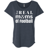 Real Football Moms Ladies' Triblend Dolman Sleeve