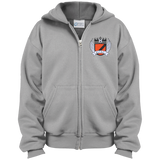 Youth Embroidered Full Zip Hoodie
