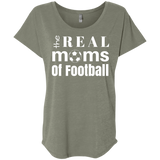 Real Football Moms Ladies' Triblend Dolman Sleeve