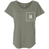 FFMG sq Ladies' Triblend Dolman Sleeve