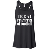 Real Football Moms Flowy Racerback Tank