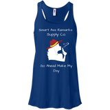 Smart A Make My Day Flowy Racerback Tank