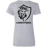 LionFutebol Ladies' 5.3 oz. V-Neck T-Shirt