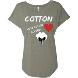 Cotton Love Ladies Triblend Dolman Sleeve