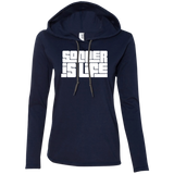 Soccer Ladies LS T-Shirt Hoodie