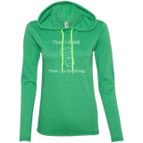 Coffee First Ladies LS T-Shirt Hoodie
