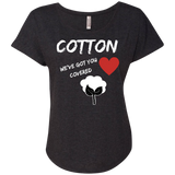 Cotton Love Ladies Triblend Dolman Sleeve