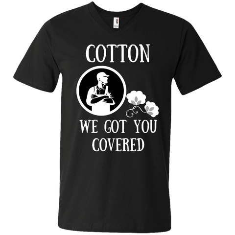 Cotton Lover Men's V-Neck T