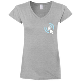 FFMG Ladies' Fitted Softstyle 4.5 oz V-Neck T-Shirt