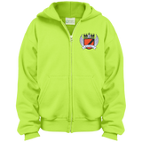 Youth Embroidered Full Zip Hoodie