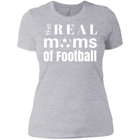 Real Football Moms Ladies' Boyfriend T-Shirt