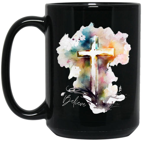 BM15OZ 15 oz. Black Mug