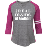 Real Football Moms Ladies' Vintage V-neck T-Shirt