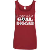 Goal Digger Ladies Cotton Tank Top