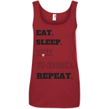 ESSOCCER customize Ladies' 100% Ringspun Cotton Tank Top